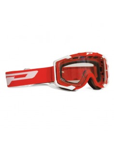 GAFA PROGRIP 3400 ROJA - LENTE TRANSPARENTE