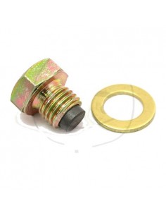 TAPON VACIADO ACEITE IMAN + ARANDELA COBRE M12X1.5MM