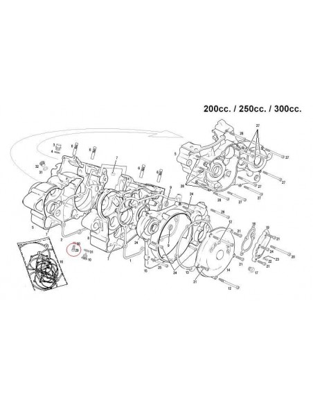 TORNILLO ALLEN 8X14 GAS GAS