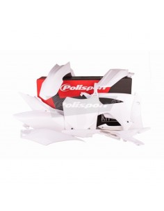 KIT PLASTICOS POLISPORT HONDA CRF 250R 14-17 CRF 450R 13-16 BLANCOS