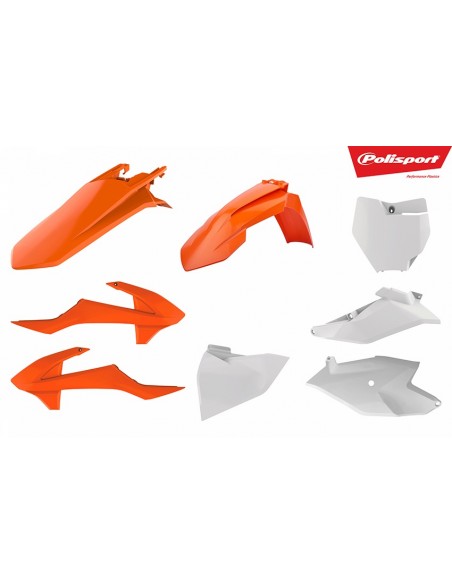 KIT PLASTICOS POLISPORT KTM SX 85 18-19 OEM COLOR 18