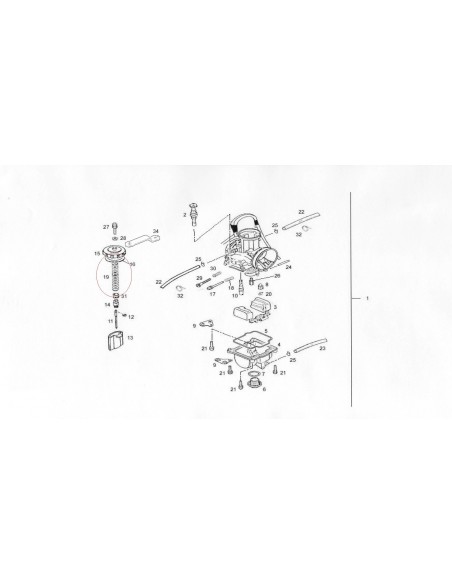 MUELLE COMPUERTA CARBURADOR KEIHIN PWK