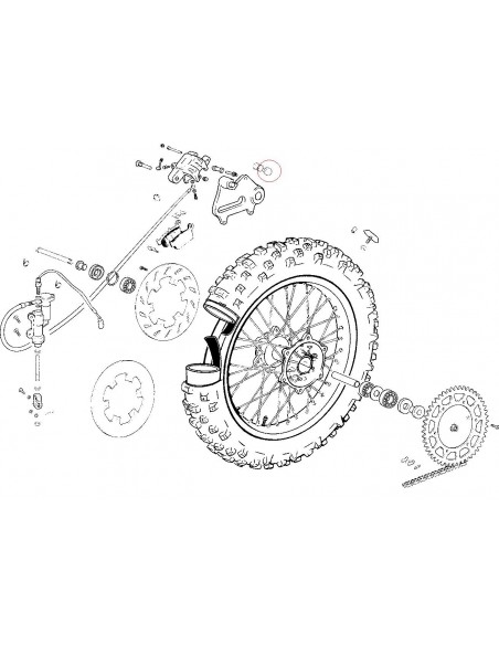 PISTON PINZA DE FRENO TRASERA GAS GAS 272-c34-o13