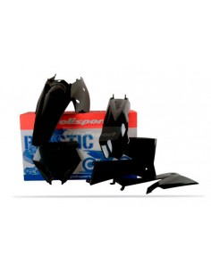 KIT PLASTICOS POLISPORT KTM EXC/EXC-F 05-07 SX 05-06 XC/XC-F 06-07 NEGROS