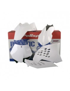 KIT PLASTICOS POLISPORT KTM SX/SX-F 07-10 XC/XC-F 08-10 BLANCOS