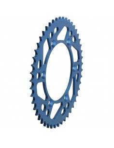 CORONA DE ALUMINIO YAMAHA YZ/WR/YZF/WRF 1999- AZUL - 49 DIENTES