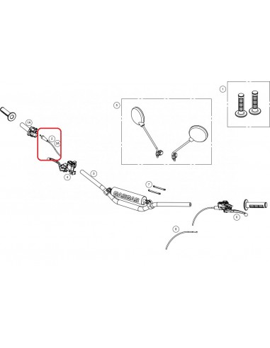 CABLE DE ACELERADOR GAS GAS EC 18-