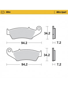 PASTILLAS DE FRENO DELANTERAS MOTO MASTER GAS GAS HONDA YAMAHA BETA KAWASAKI SUZUKI