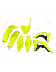 KIT PLASTICOS UFO HONDA CRF 250R 2017 CRF 450R 17-18 AMARILLO FLUOR