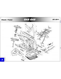 TORNILLO ESPECIAL 8X70 GAS GAS