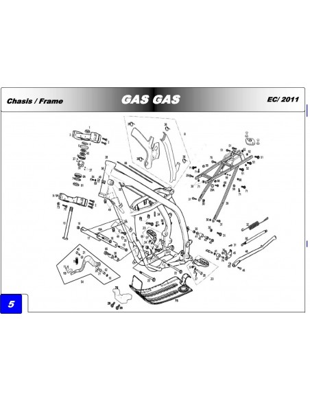 TORNILLO ESPECIAL 8X70 GAS GAS