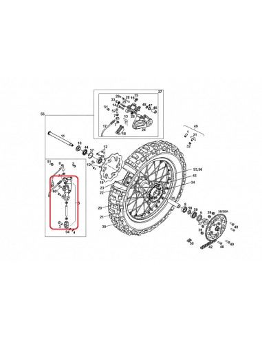 BOMBA DE FRENO TRASERO GAS GAS EC 01-17