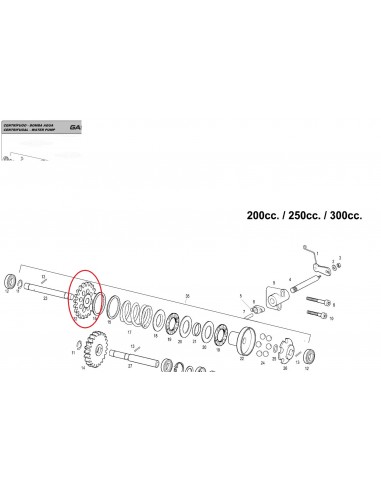 PIÑON CENTRIFUGO 2012 GAS GAS