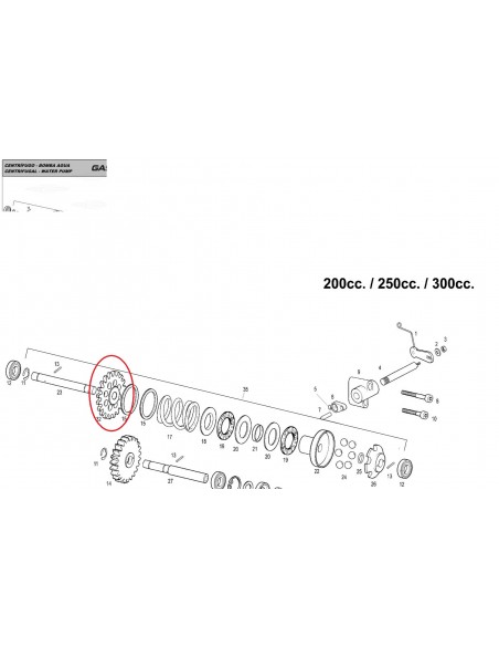 PIÑON CENTRIFUGO 2012 GAS GAS