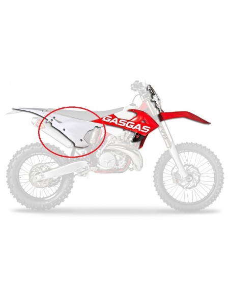 PORTANUMEROS DERECHO GAS GAS EC 2018 BLANCO