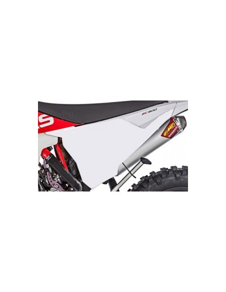 TAPA PORTANUMEROS IZQUIERDA GAS GAS EC 2018 BLANCO