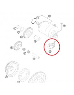 ESCOBILLAS MOTOR ARRANQUE KTM 4T 08-11