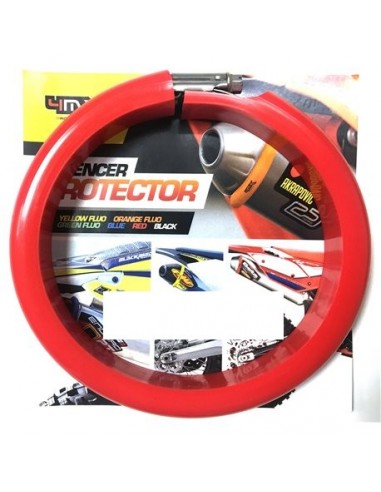 PROTECTOR SILENCIOSO 4MX MOTO 4 TIEMPOS ROJO