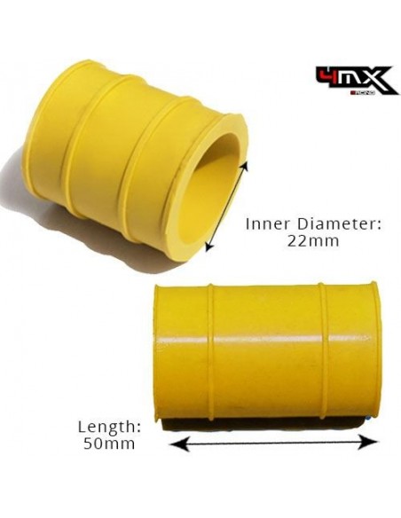 GOMA UNION ESCAPE 4MX 22MM AMARILLO