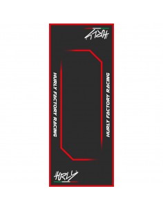 ALFOMBRA PADDOCK HURLY NEGRA ROJA 53X100