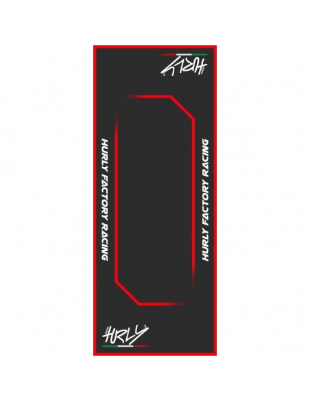 ALFOMBRA PADDOCK HURLY NEGRA ROJA 53X100