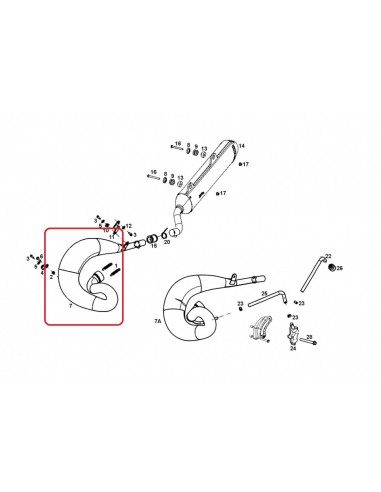 BUFANDA GAS GAS EC 200/250/300 14-17