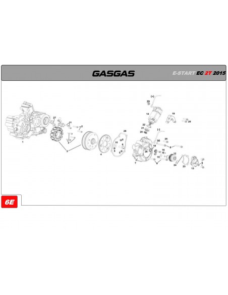 JUNTA TAPA ENCENDIDO GAS GAS EC 250/300 14-18