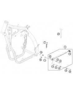 SIDE STAND BUSHING EXC-EU 08 KTM