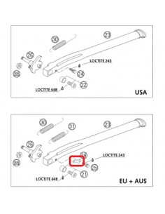 SOPORTE MUELLE CABALLETE KTM EXC 98-07