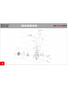 TORICA TAPA BOMBA DE AGUA GAS GAS 37X1.5 NBR