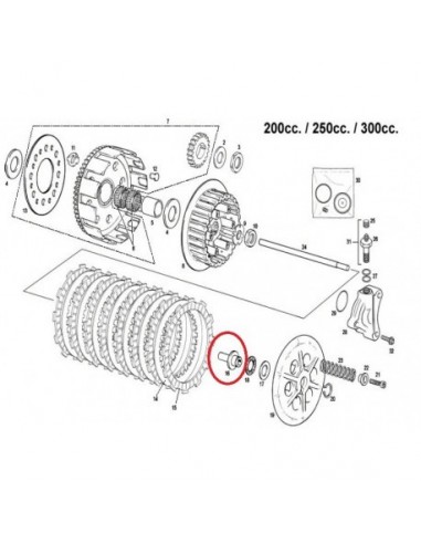 BOLET EMBRAGUE GAS GAS EC