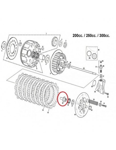 BOLET EMBRAGUE GAS GAS EC