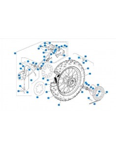 CASQUILLO SEPARADOR RUEDA TRASERA GAS GAS LADO CORONA 99-03