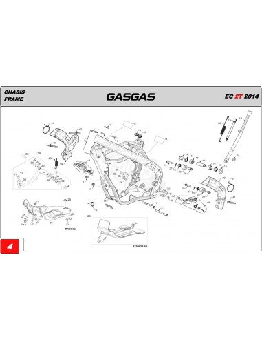 TUERCA M6 BAJA DIN 963 GAS GAS