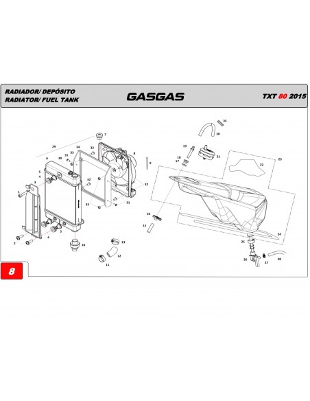 ABRAZADERA ELASTICA ALAMBRE 9.3X9.9 GAS GAS