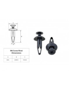 KIT TORNILLOS DE NYLON M6