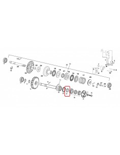 ARANDELA 25.8X17.5X0.5 BOMBA DE AGUA GAS GAS