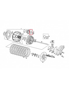 ARANDELA BISEL D20/125 B-M 5.6 PULIDA PIÑON GAS GAS