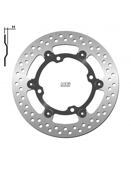 DISCO DE FRENO DELANTERO NG KAWASAKI KX 125 06-08 KX 250 03-08 KX 250F 04-14 KX 450F 05-14 FLOTANTE