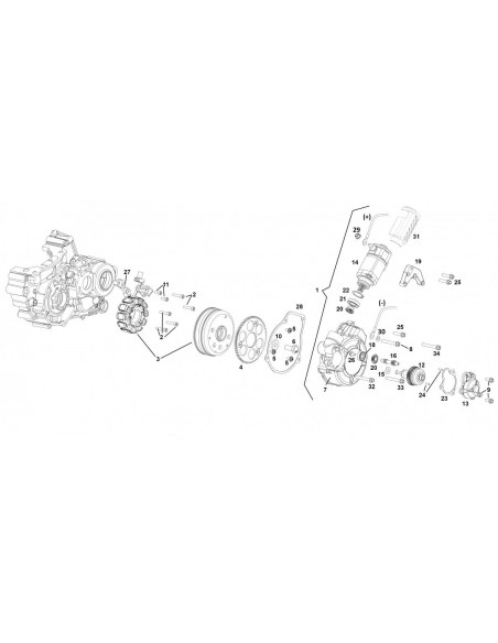 JUNTA TAPA ENCENDIDO GAS GAS EC 250/300 14-20