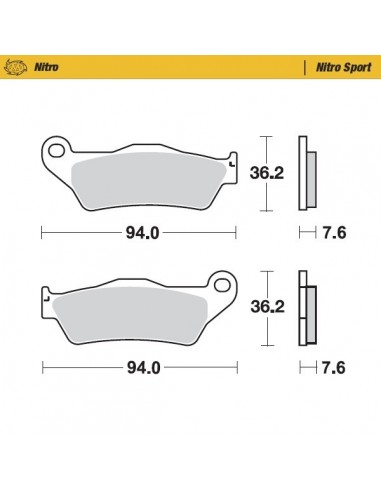 PASTILLAS DE FRENO DELANTERAS MOTO MASTER KTM HUSABERG HUSQVARNA TM GAS GAS 95-99