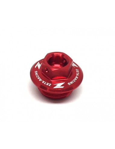 TAPON LLENADO DE ACEITE ZETA HONDA CR/CRF 90-18 YAMAHA YZ/YZF/WRF 98-19 ROJO