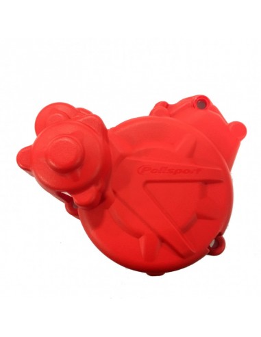 PROTECTOR TAPA ENCENDIDO POLISPORT GAS GAS EC/XC 17-19 ROJA