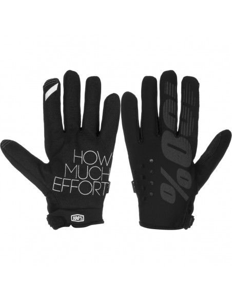 GUANTES 100% BRISKER NEOPRENO NEGROS