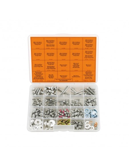 KIT TORNILLERIA BOLT VARIADA MOTOS EUROPEAS - 336 PIEZAS