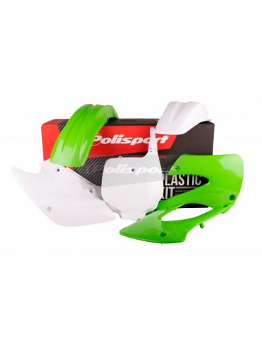 KIT PLASTICOS POLISPORT KAWASAKI KX 85/100 01-13