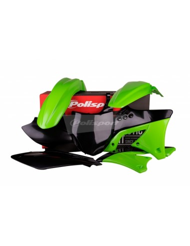 KIT PLASTICOS POLISPORT KAWASAKI KX 250F 09-12 - COLOR ORIGINAL 2012