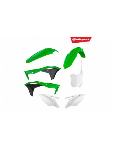 KIT PLASTICOS POLISPORT KAWASAKI KX 250F 17-19 - COLOR ORIGINAL 2018