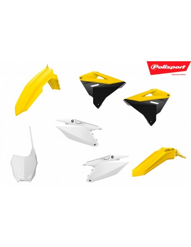 KIT PLASTICOS POLISPORT SUZUKI RM 125/250 01-08 RESTYLING 2019 - COLOR ORIGINAL