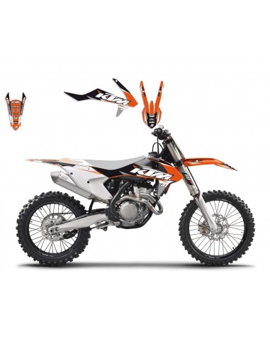 KIT ADHESIVOS BLACKBIRD DREAM 4 KTM EXC 17-19 SX/SXF 16-18